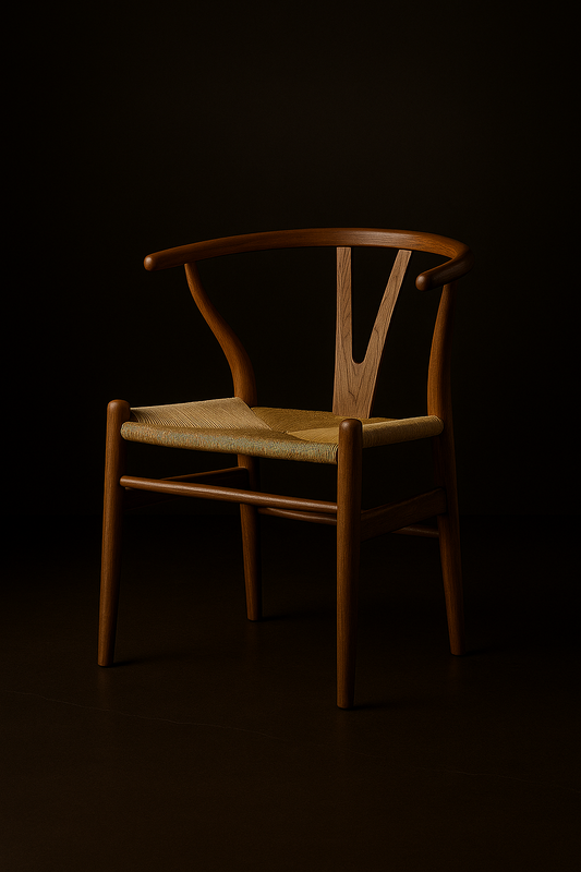 Wishbone Dining Chair — Scandinavian Mid-Century Design in Walnut